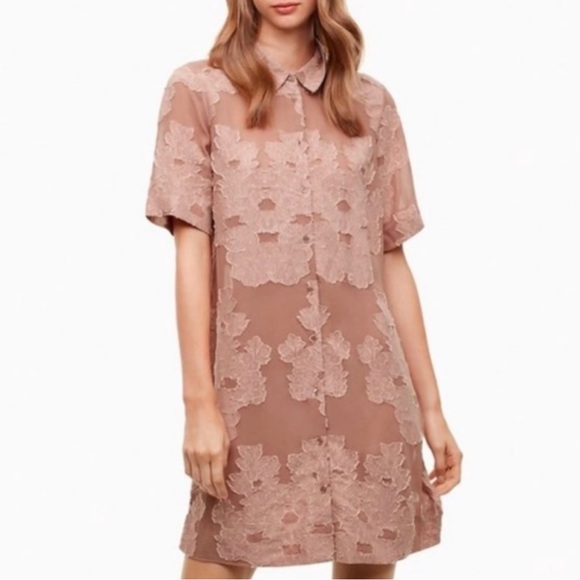 Floral Shirt Dress - Picture 1 of 3